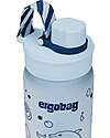 ergobag Borraccia con Apertura easy-to-drink - 500 ml - Delfino - Senza BPA Borracce non Termiche