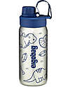ergobag Borraccia con Apertura easy-to-drink - 500 ml - Dino Blu - Senza BPA Borracce non Termiche