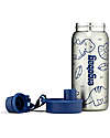ergobag Borraccia con Apertura easy-to-drink - 500 ml - Dino Blu - Senza BPA Borracce non Termiche