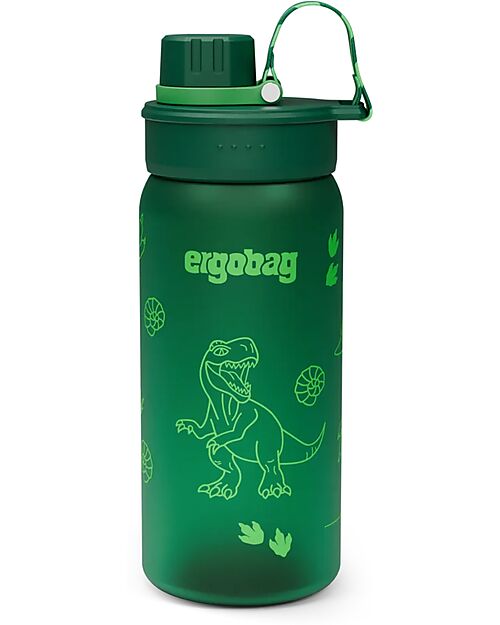 ergobag Borraccia con Apertura easy-to-drink - 500 ml - Dinosauro - Senza BPA Borracce non Termiche