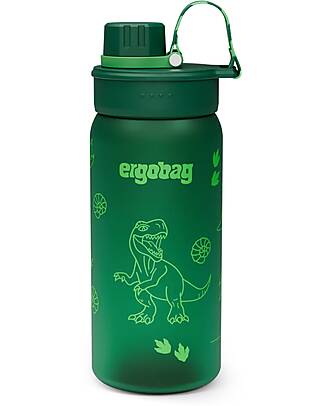 ergobag Borraccia con Apertura easy-to-drink - 500 ml - Dinosauro - Senza BPA Borracce non Termiche