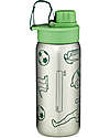 ergobag Borraccia con Apertura easy-to-drink - 500 ml - Football Verde - Senza BPA
 Borracce non Termiche