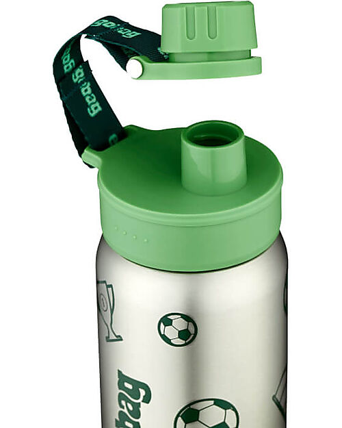 ergobag Borraccia con Apertura easy-to-drink - 500 ml - Football Verde - Senza BPA
 Borracce non Termiche