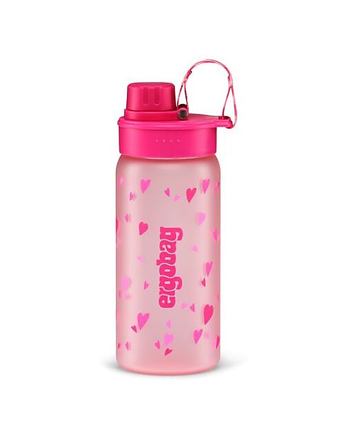 ergobag Borraccia con Apertura easy-to-drink - 500 ml - Hearts - Senza BPA Borracce non Termiche