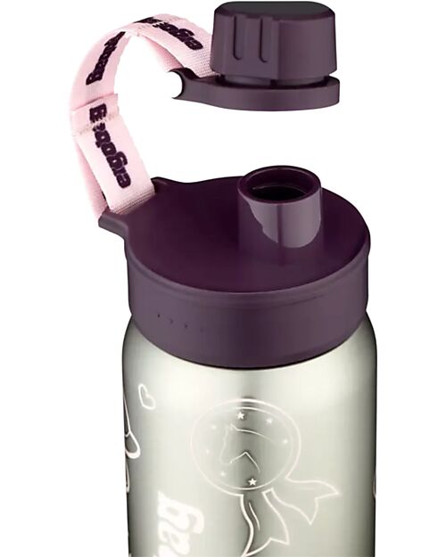 ergobag Borraccia con Apertura easy-to-drink - 500 ml - Lilla - Senza BPA Borracce non Termiche