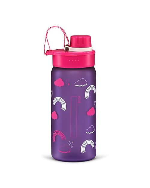 ergobag Borraccia con Apertura easy-to-drink - 500 ml - Rainbow - Senza BPA Borracce non Termiche