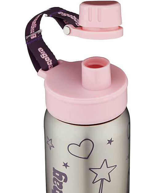 ergobag Borraccia con Apertura easy-to-drink - 500 ml - Unicorno Rosa - Senza BPA Borracce non Termiche