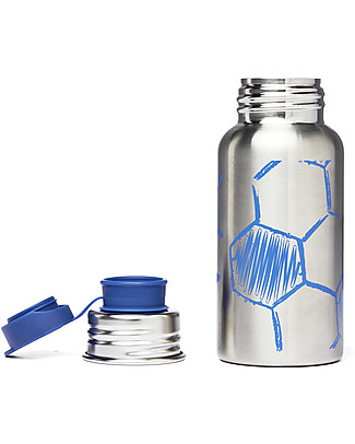 ergobag Borraccia in Acciaio Inossidabile - 500 ml - Goalkeeper- Senza BPA né ftalati! Borracce non Termiche