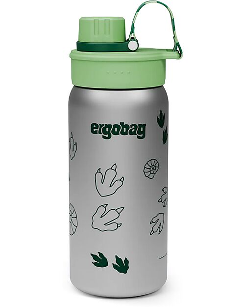 ergobag Borraccia Termica con Apertura easy-to-drink - 500 ml - Giungla - Senza BPA Borracce Termiche