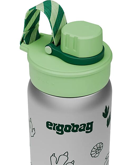 ergobag Borraccia Termica con Apertura easy-to-drink - 500 ml - Giungla - Senza BPA Borracce Termiche
