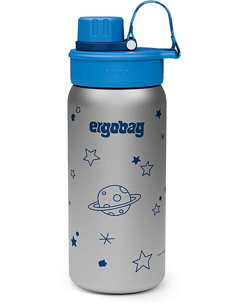 ergobag Borraccia Termica con Apertura easy-to-drink - 500 ml - Stelle - Senza BPA Borracce Termiche