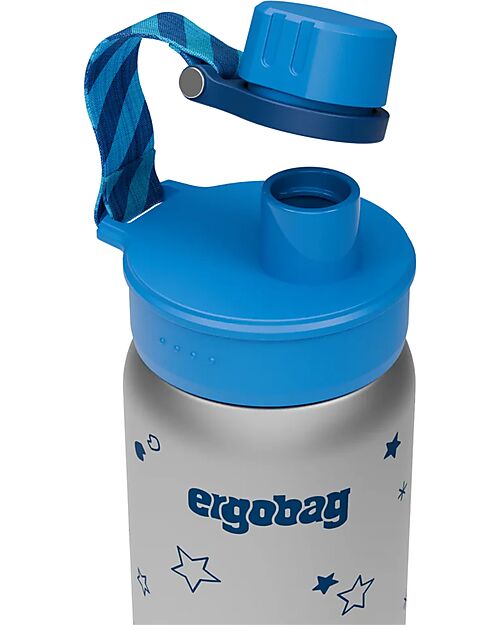 ergobag Borraccia Termica con Apertura easy-to-drink - 500 ml - Stelle - Senza BPA Borracce Termiche