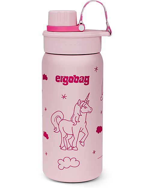 ergobag Borraccia Termica con Apertura easy-to-drink - 500 ml - Unicorno - Senza BPA Borracce Termiche