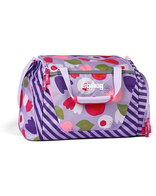 ergobag Borsa Sportiva - Flower PowBear - Realizzata con Bottiglie Riciclate! Sacche e Borse Sportive