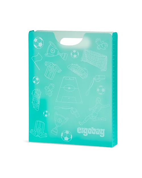ergobag Box Portaquaderni - Soccer - 24x31x5 cm Zaini Scuola