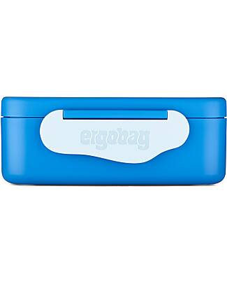 ergobag Contenitore Porta Pranzo - Blu - 12 x 6.5 x 17 cm Porta Merenda