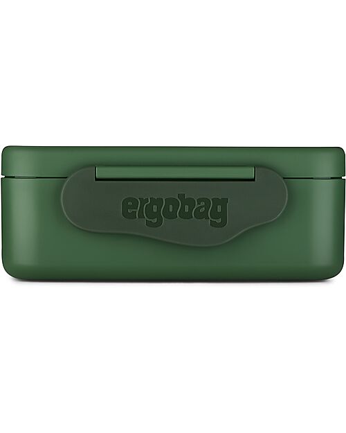 ergobag Contenitore Porta Pranzo - Dino - Verde - 12 x 6.5 x 17 cm Porta Merenda