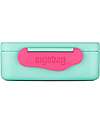 ergobag Contenitore Porta Pranzo - Fiori - Verde Acqua - 12 x 6.5 x 17 cm Porta Merenda