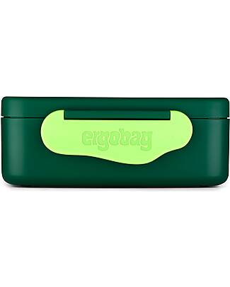 ergobag Contenitore Porta Pranzo - Fulmini - Verde - 12 x 6.5 x 17 cm Porta Merenda