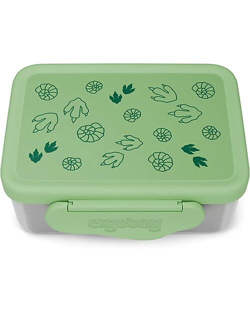 ergobag Contenitore Porta Pranzo in Acciaio Inox - Giungla - 17x7x14 cm Contenitori Termici