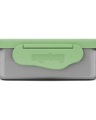 ergobag Contenitore Porta Pranzo in Acciaio Inox - Giungla - 17x7x14 cm Contenitori Termici