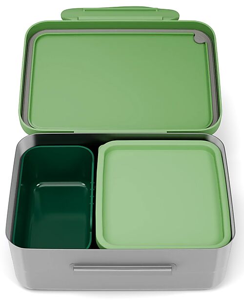 ergobag Contenitore Porta Pranzo in Acciaio Inox - Giungla - 17x7x14 cm Contenitori Termici