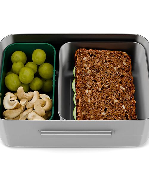 ergobag Contenitore Porta Pranzo in Acciaio Inox - Giungla - 17x7x14 cm Contenitori Termici