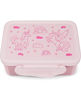 ergobag Contenitore Porta Pranzo in Acciaio Inox - Unicorni - 17x7x14 cm Contenitori Termici