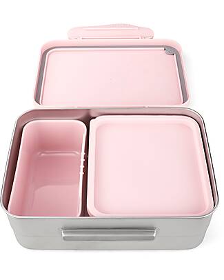 ergobag Contenitore Porta Pranzo - Rosa - Unicorni - 12 x 6.5 x 17 cm Porta Merenda