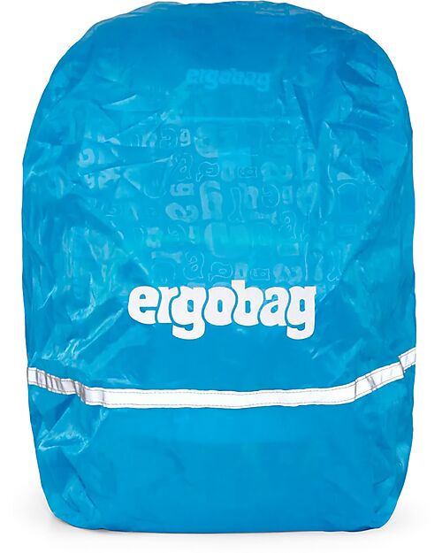 ergobag Coprizaino Impermeabile - Blu - Realizzato con Bottiglie Riciclate! Zaini Scuola
