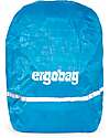 ergobag Coprizaino Impermeabile - Blu - Realizzato con Bottiglie Riciclate! Zaini Scuola