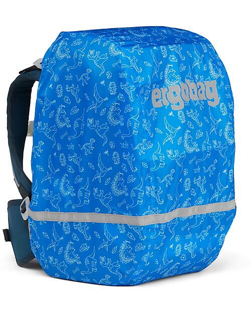 ergobag Coprizaino Impermeabile - Dinosauri - Realizzato con Bottiglie Riciclate! Zaini Scuola