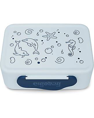 ergobag Portamerenda Delfino - Blu - 17x7x14 cm Porta Merenda