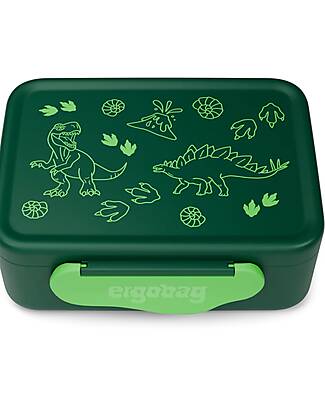 ergobag Portamerenda Dinosauro - Verde - 17x7x14 cm Porta Merenda