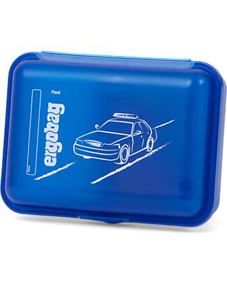 ergobag Portamerenda Macchina - Blu - 13x18 cm Contenitori per Alimenti