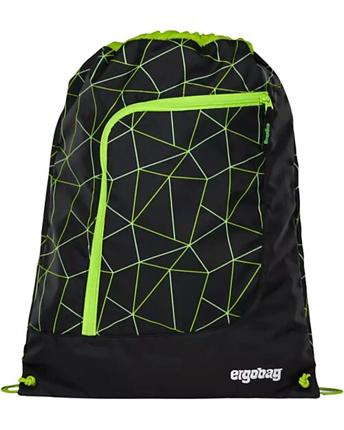ergobag Sacca Sportiva Prime - Basic - Dragon RideBear - Realizzata con Bottiglie Riciclate! Sacche e Borse Sportive
