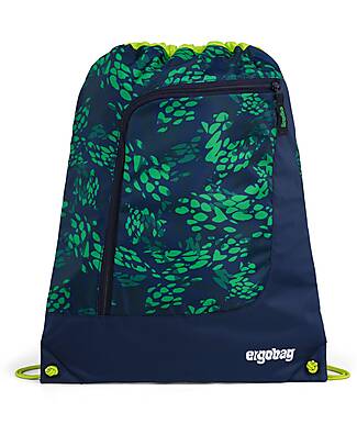ergobag Sacca Sportiva Prime - Basic - FireBear Dragon - Realizzata con Bottiglie Riciclate! Sacche e Borse Sportive