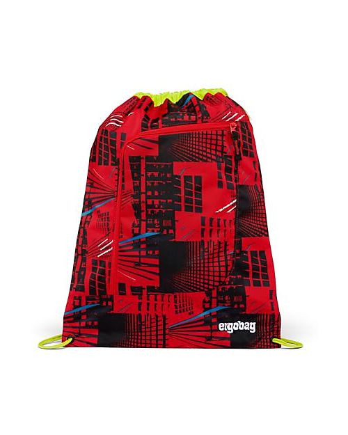 ergobag Sacca Sportiva Prime - Basic - FireBear - Realizzata con Bottiglie Riciclate! Sacche e Borse Sportive