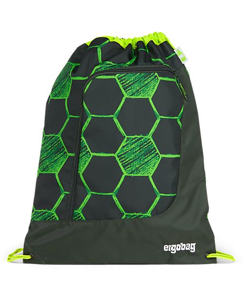 ergobag Sacca Sportiva Prime - Basic - KickBear - Realizzata con Bottiglie Riciclate! Sacche e Borse Sportive