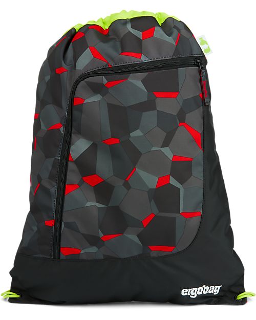 ergobag Sacca Sportiva Prime - Basic - TaekBeardo - Realizzata con Bottiglie Riciclate! Sacche e Borse Sportive