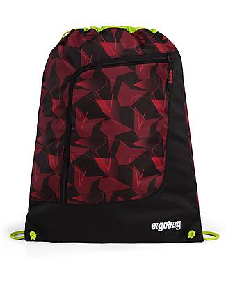 ergobag Sacca Sportiva Prime - Basic - UnstoppBearable - Realizzata con Bottiglie Riciclate! Sacche e Borse Sportive
