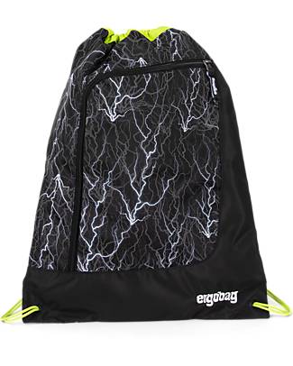 ergobag Sacca Sportiva Prime - Super ReflectBear Glow - Realizzata con Bottiglie Riciclate! Zaini
