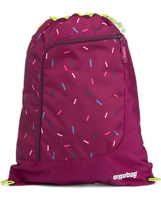 ergobag Sacca Sportiva Prime - The NutcrackBear - Realizzata con Bottiglie Riciclate! Zaini
