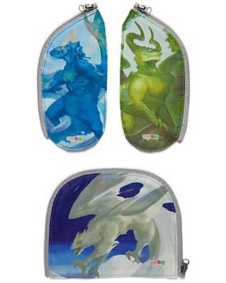 ergobag Set di 3 Zippies - Dragons - Personalizza il Tuo Zaino! Zaini