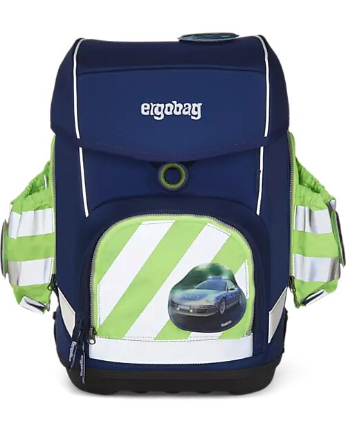 ergobag Set di 3 Zippies - Fluo Side Pocket Zip - Reflective Verde - Personalizza il Tuo Zaino!
 Zaini Scuola