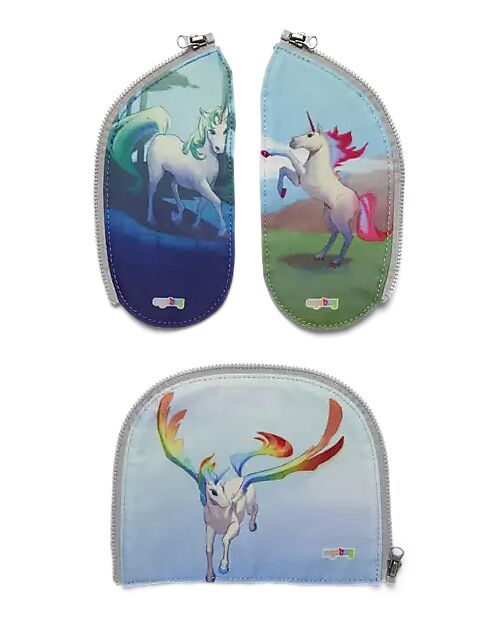 ergobag Set di 3 Zippies per Set Prime - Unicorni - Personalizza il Tuo Zaino!
 Zaini Scuola