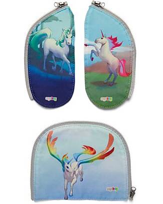 ergobag Set di 3 Zippies - Unicorn - Personalizza il Tuo Zaino! Zaini