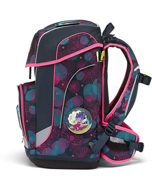 ergobag Set Scuola con Zaino Cubo Light - Astuccio Rigido - Astuccio Morbido - Sacca Sportiva e 5 Kletties - CoralBear Zaini Scuola