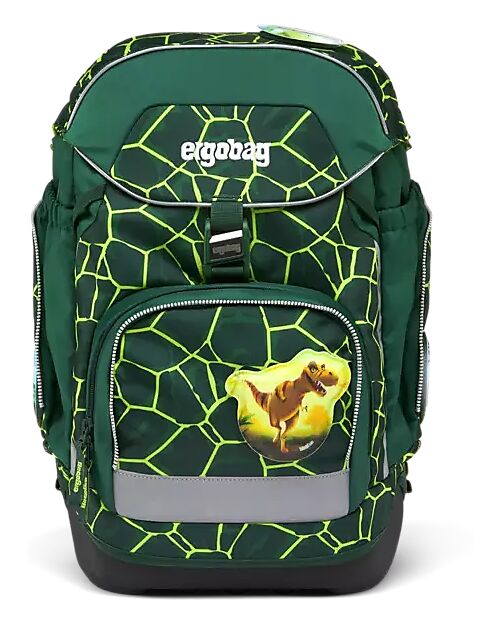 ergobag Set Scuola con Zaino Maxi 24 Litri + Zainetto Sportivo + Astuccio Rigido + Astuccio Morbido + Porta Quaderni A4 + 4 Kletties - BearRex Zaini Scuola