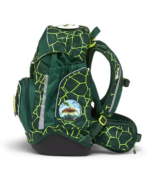 ergobag Set Scuola con Zaino Maxi 24 Litri + Zainetto Sportivo + Astuccio Rigido + Astuccio Morbido + Porta Quaderni A4 + 4 Kletties - BearRex Zaini Scuola